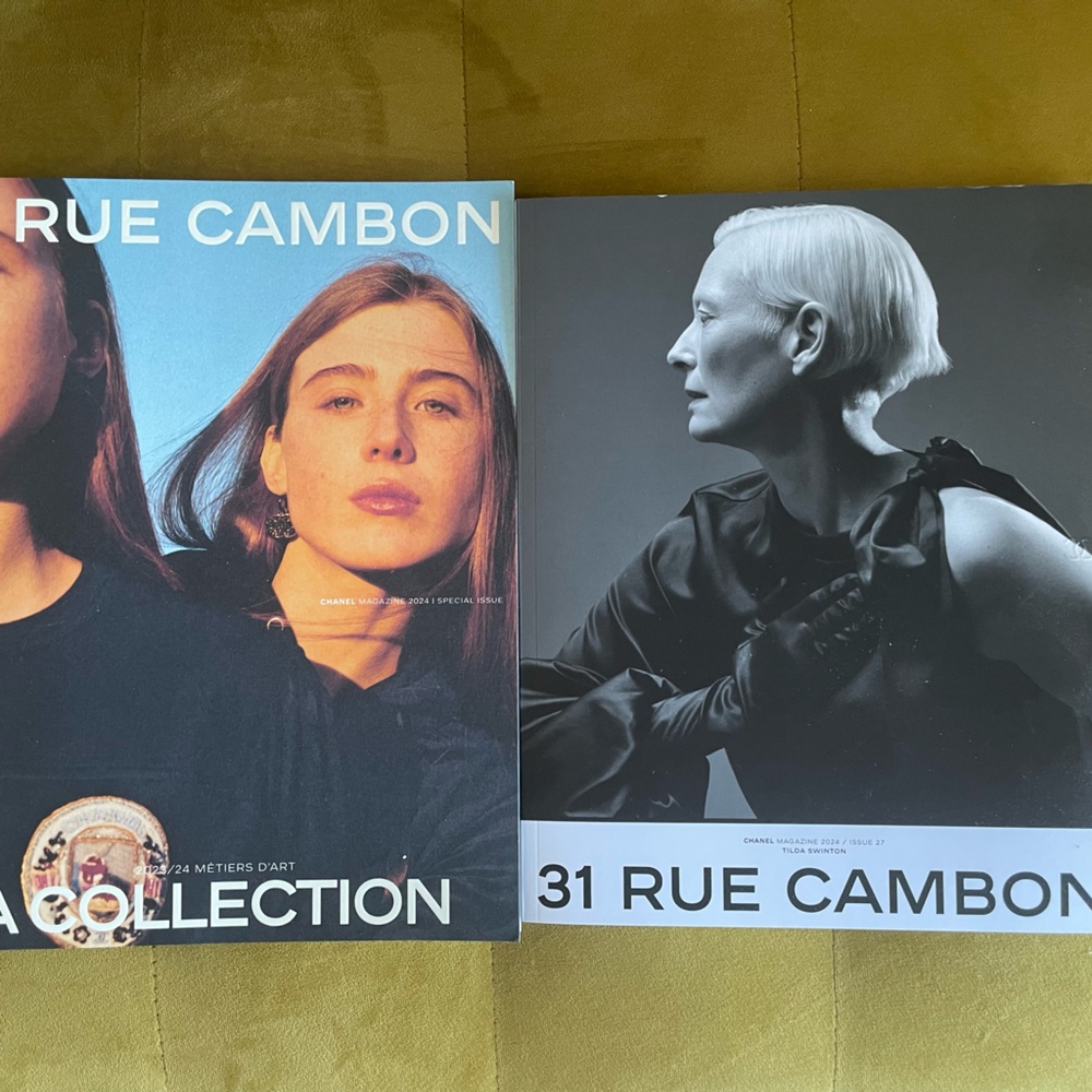 Two Chanel magazines